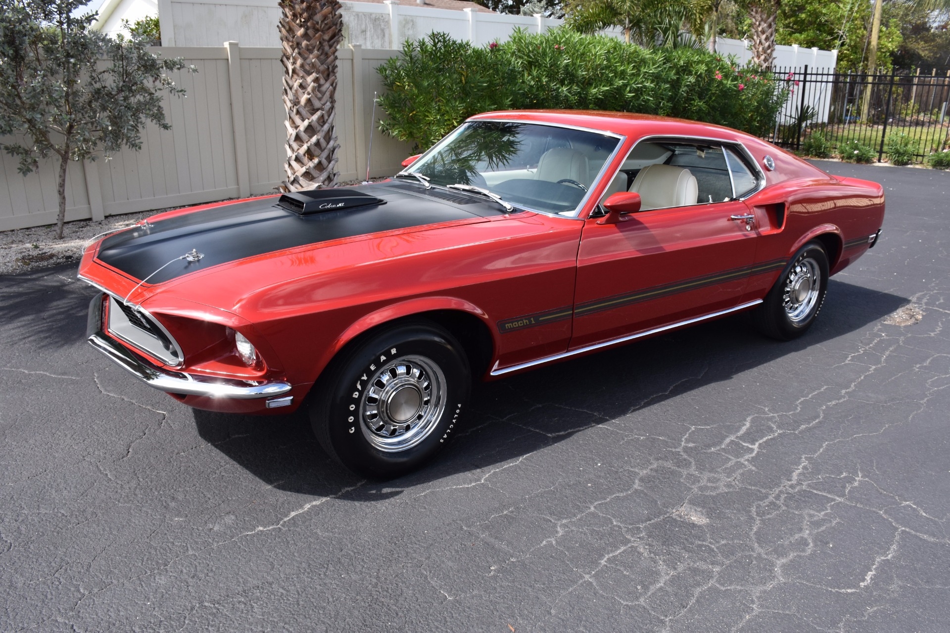 1969 Ford Mustang Mach 1 - 428 Cobra Jet 0 Candy Apple Red Coupe 428C.I ...