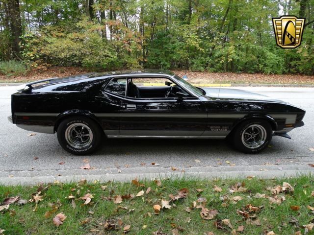 1973 Ford Mustang Mach 1 0 Black Coupe 351 CID V8 3-Speed Automatic ...