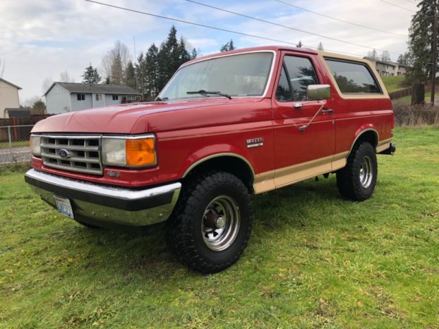 1988 Ford Bronco Eddie Bauer 302 Automatic 4WD NO RESERVE ...