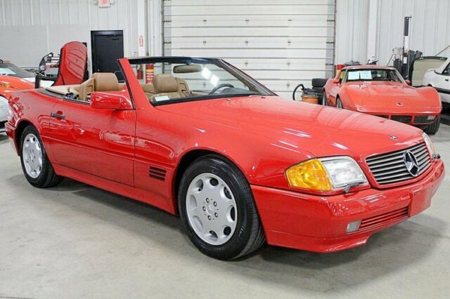 1993 Mercedes-Benz 500SL 71432 Miles Red Convertible 5.0L V8 Automatic - Classic 1993 Mercedes ...