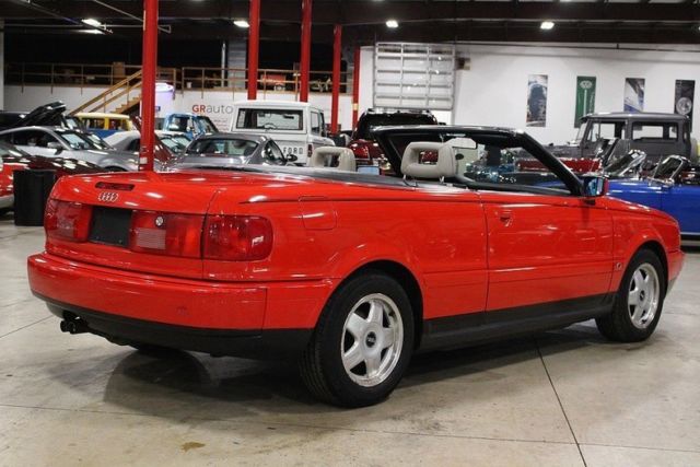 1995 Audi Cabriolet 119400 Miles Red Convertible 2.8 Liter ...